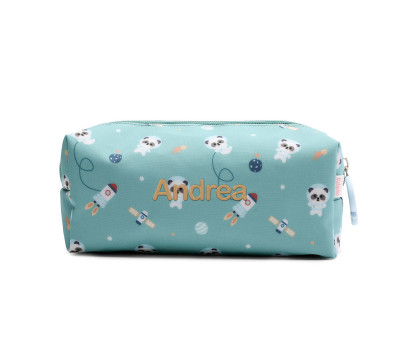 Trousse Pandas in Space Personnalisable