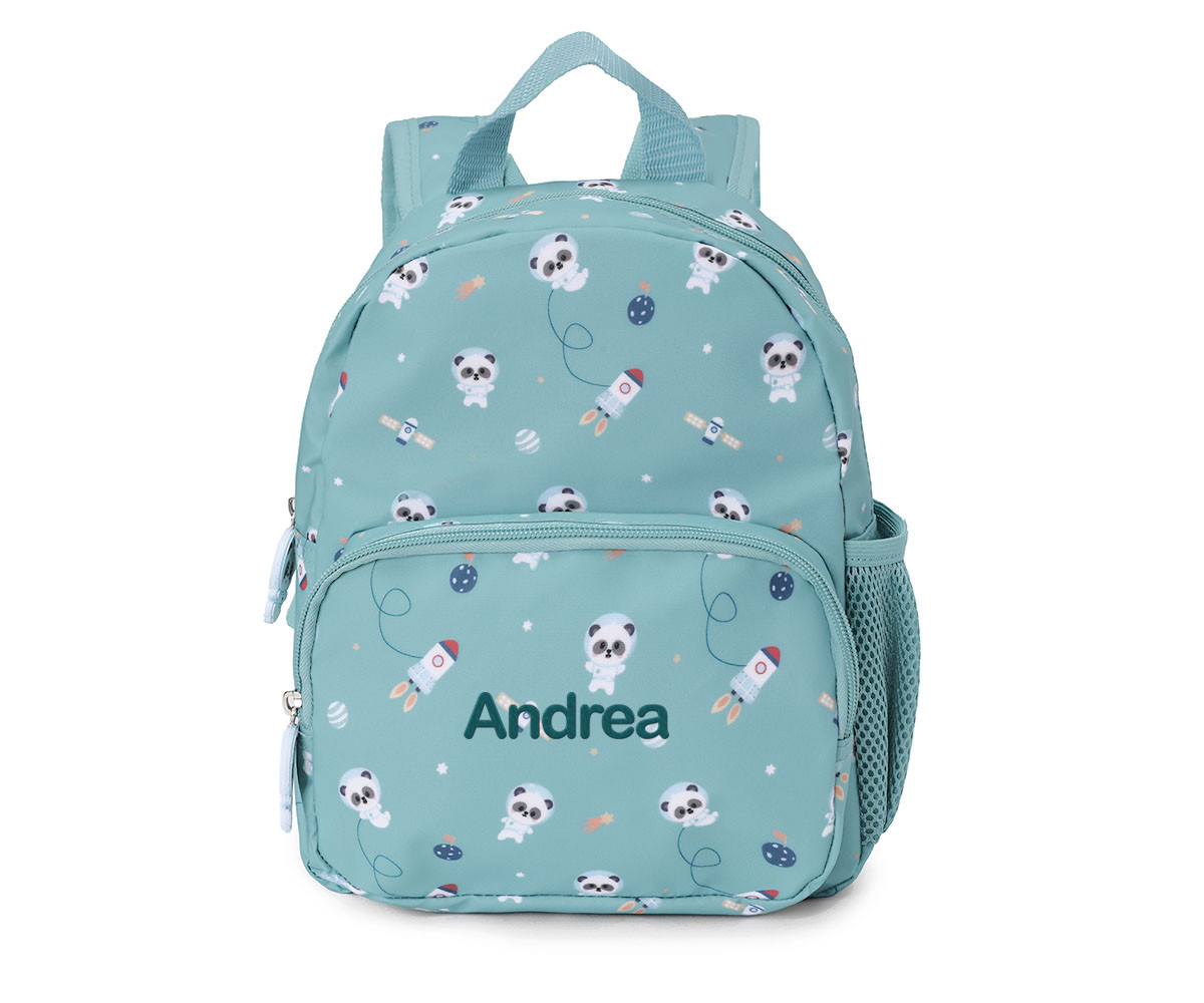 Mochila Infantil Pandas in Space Personalizable