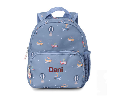 Mochila Infantil Planes Personalizable