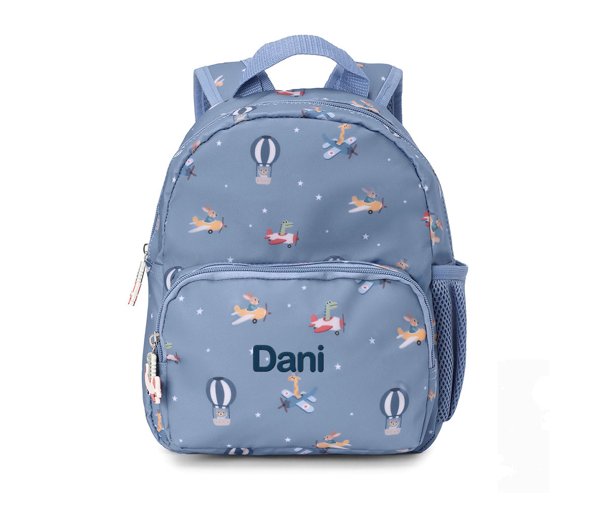 Mochila Infantil Planes Personalizable