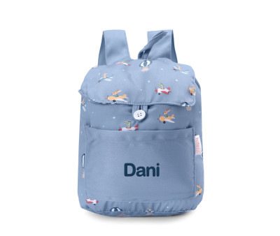 Mochila Tela Pequeña Planes Personalizable