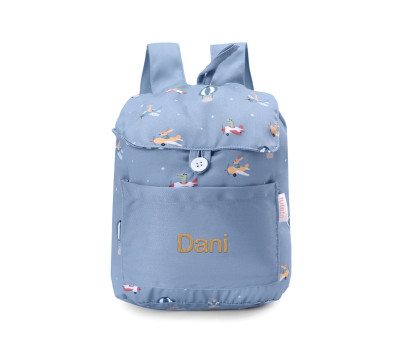 Mochila Tela Pequeña Planes Personalizable