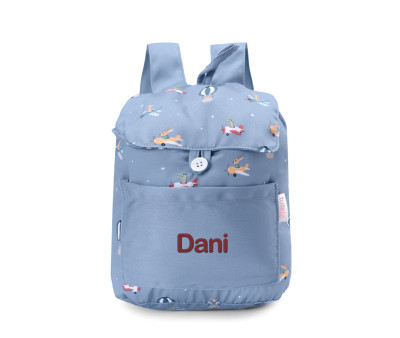 Mochila Tela Pequeña Planes Personalizable