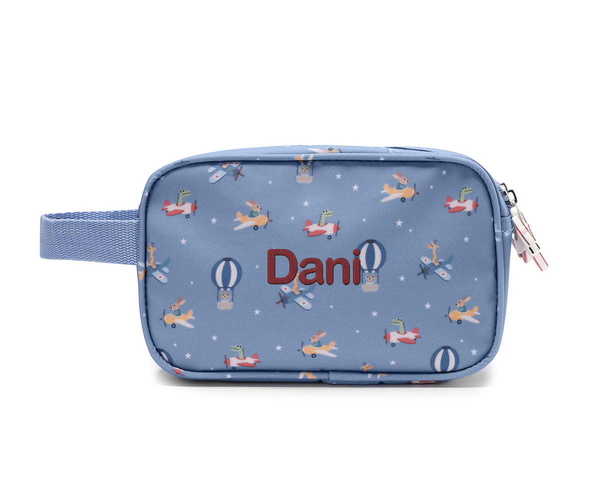 Trousse de Toilette Planes Personnalisable