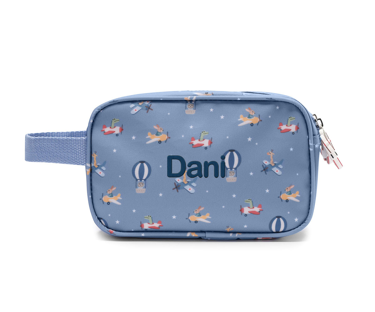 Trousse de Toilette Planes Personnalisable