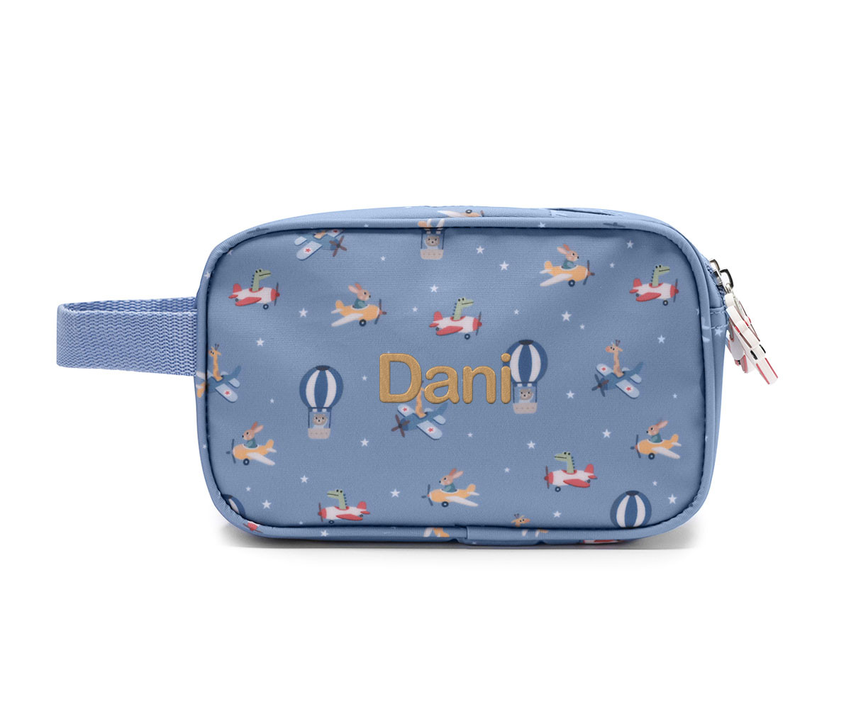 Trousse de Toilette Planes Personnalisable