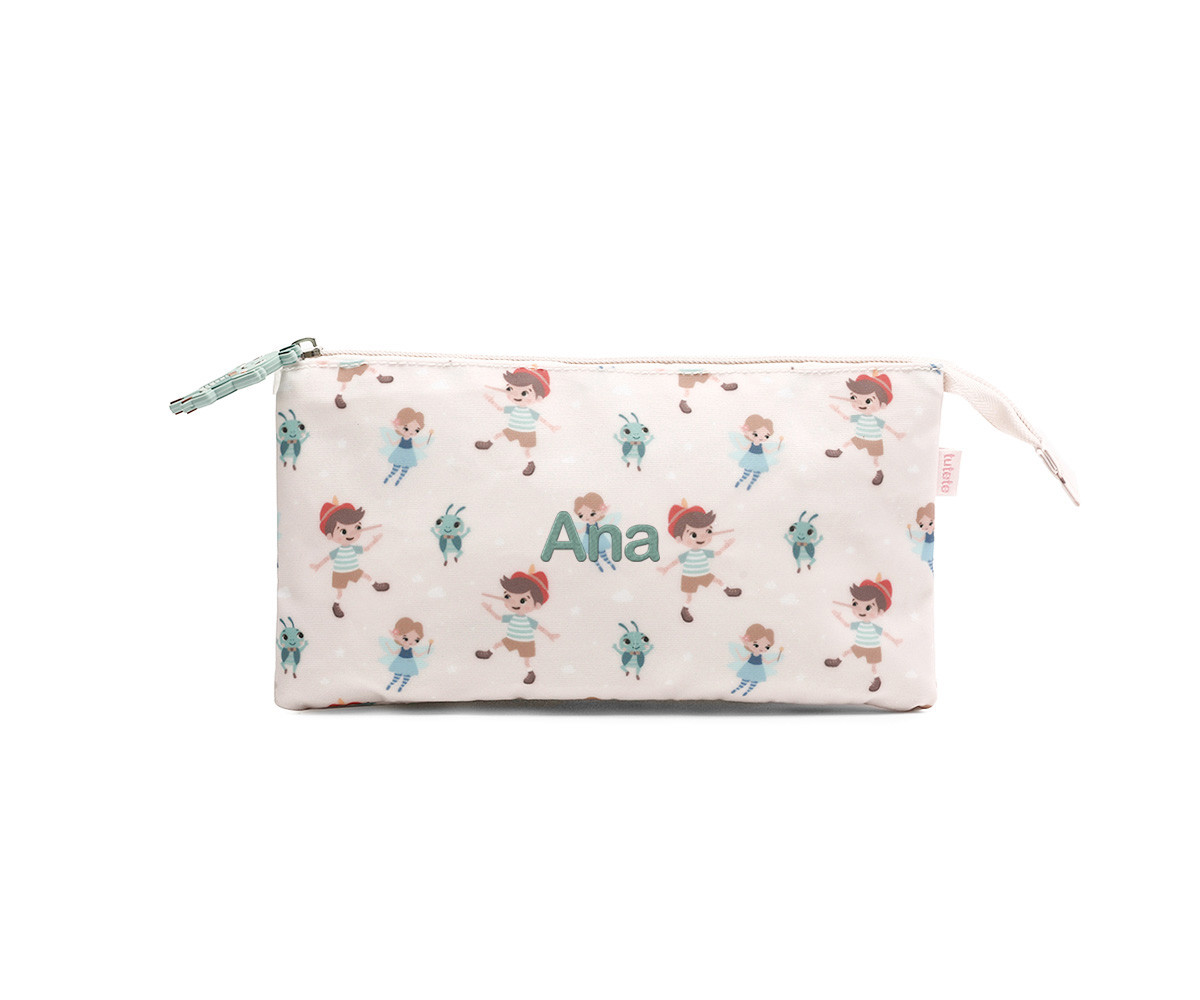 Trousse à 3 Compartiments The Wooden Boy Personnalisable