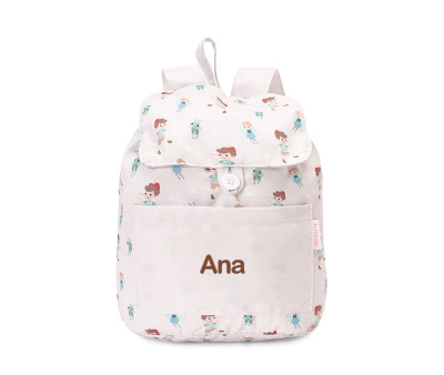 Mochila Tela Pequeña The Wooden Boy Personalizable