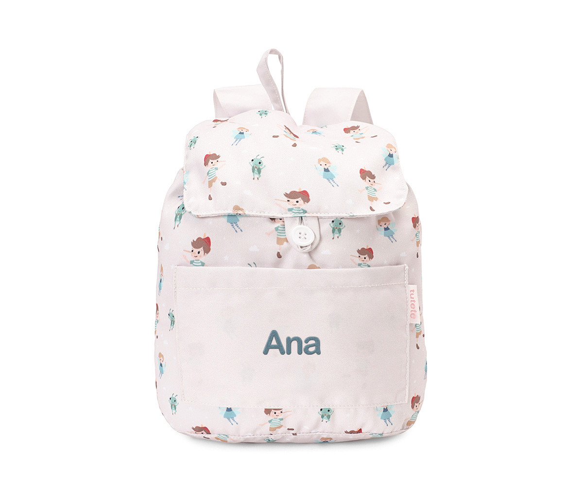 Mochila Tela Pequeña The Wooden Boy Personalizable