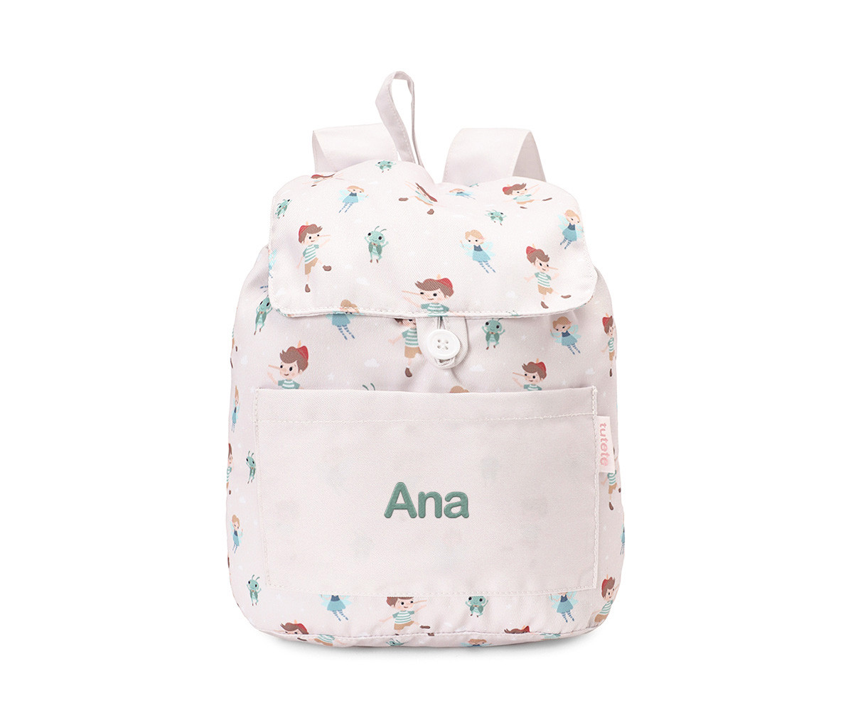 Mochila Tela Pequeña The Wooden Boy Personalizable