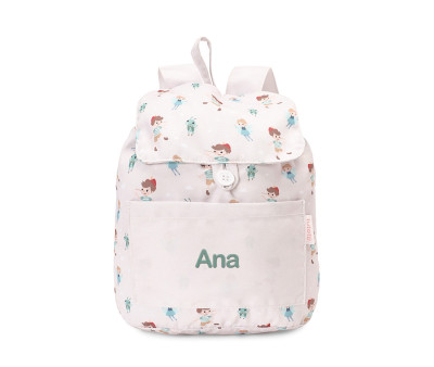 Mochila Tela Pequeña The Wooden Boy Personalizable