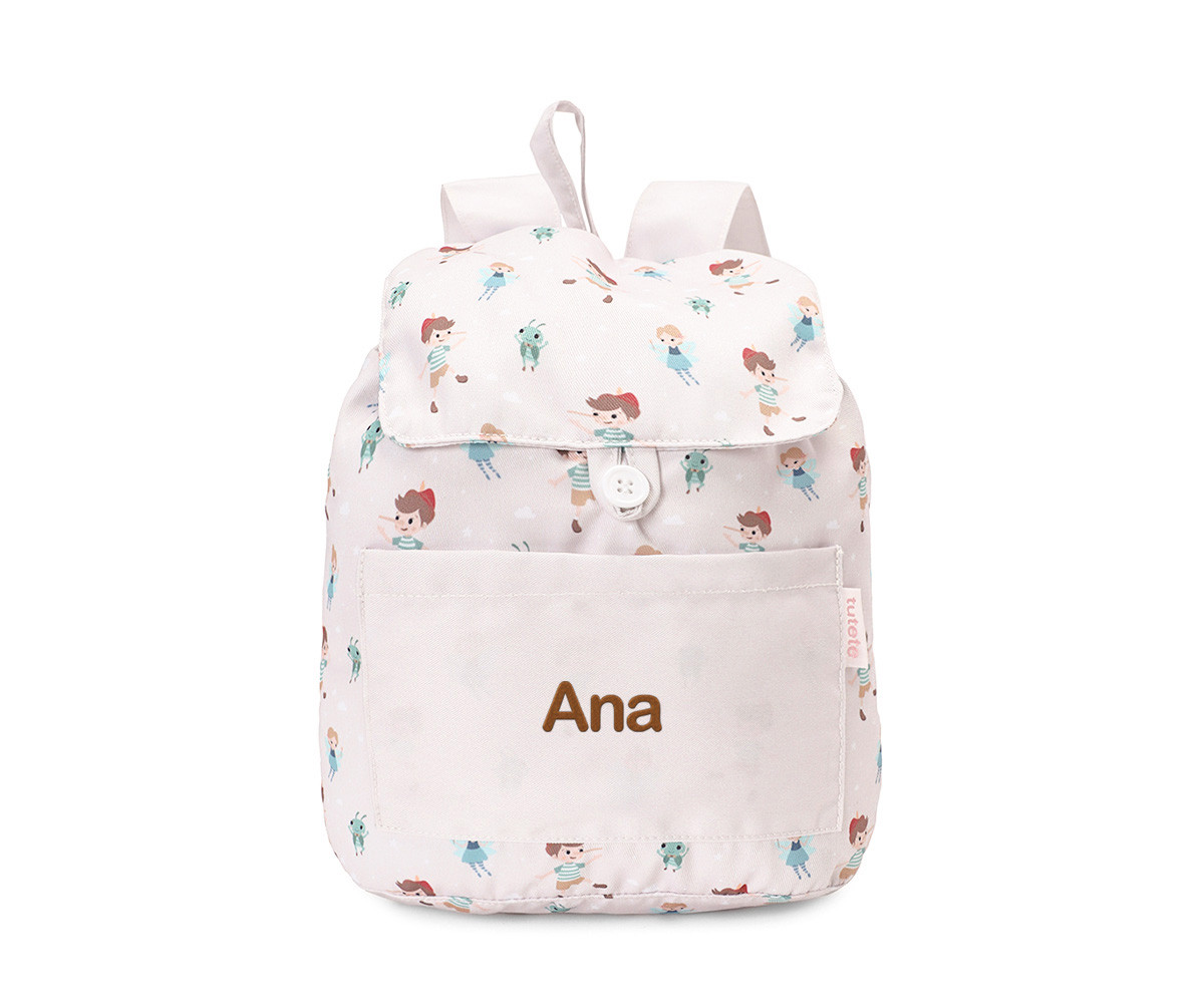Mochila Tela Pequeña The Wooden Boy Personalizable