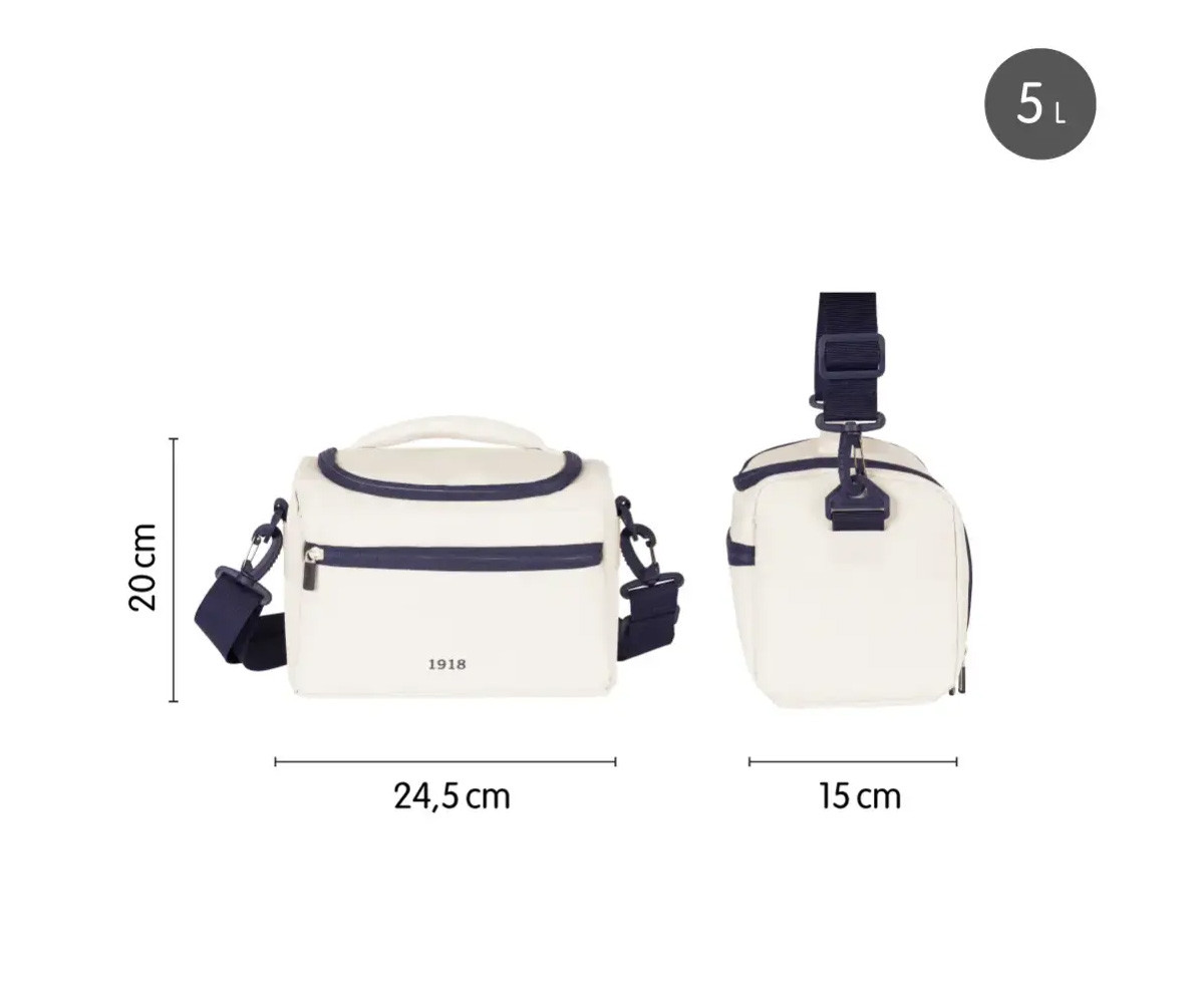Borsa Termica 5L Beige Collezione 430 Milan Since 1918 Personalizzabile