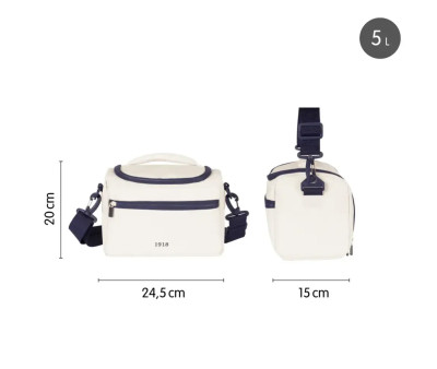 Borsa Termica 5L Beige Collezione 430 Milan Since 1918 Personalizzabile