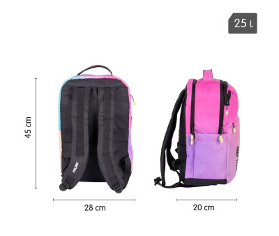 Mochila Escolar Sunset Negro Personalizable