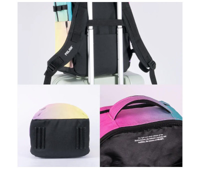 Mochila Escolar Sunset Negro Personalizable