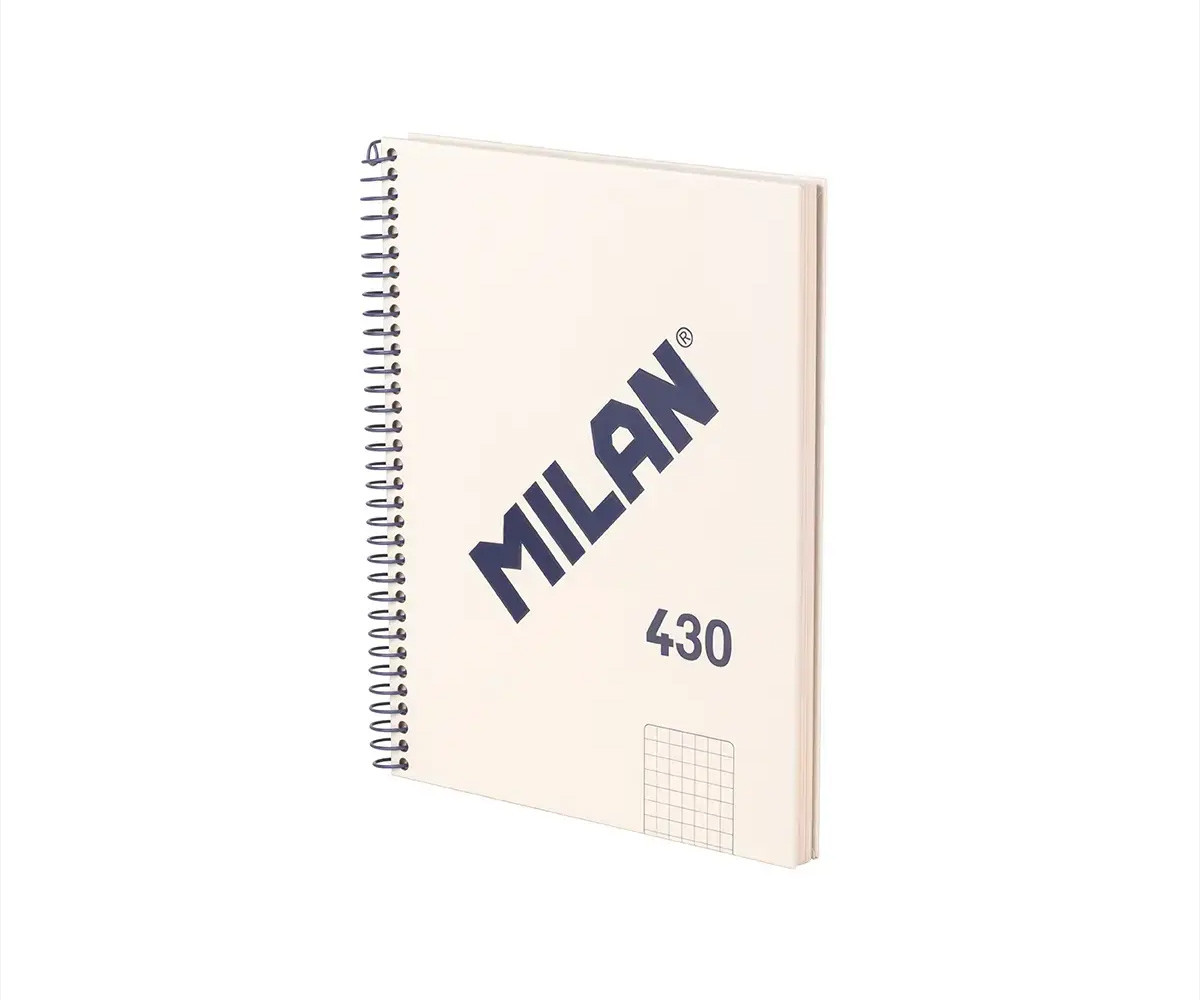 Quadero Spirale A5 Beige MILAN 340 Since 1918