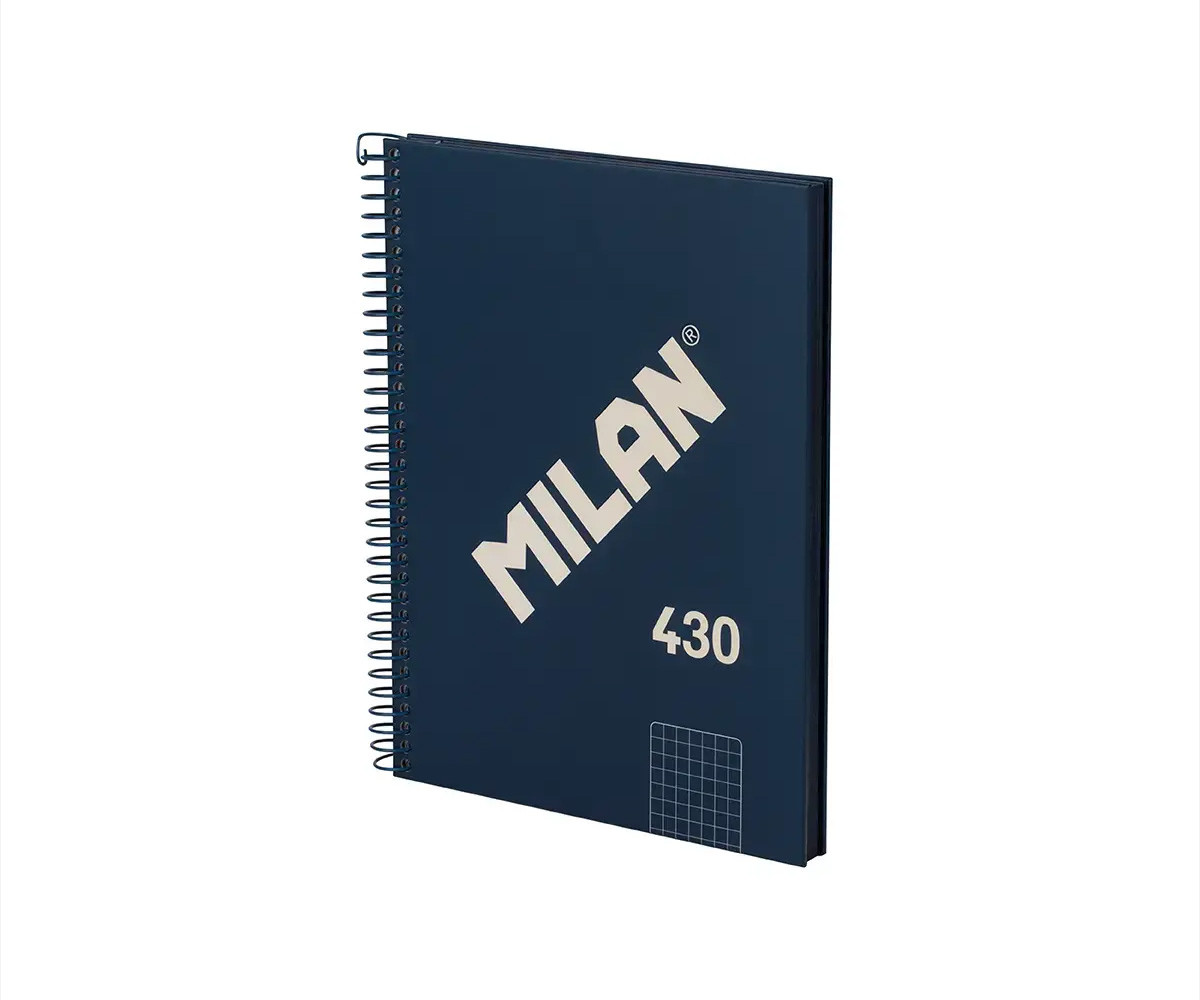 Quadero Spirale A5 Blu MILAN 340 Since 1918