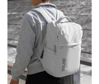 Mochila Escolar Shadow Gris Personalizable