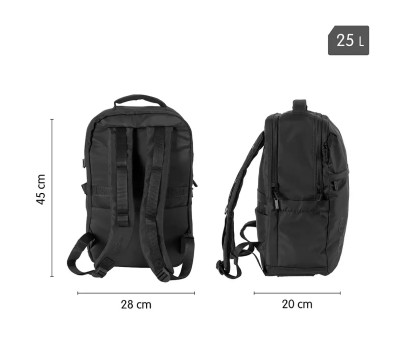 Zaino Scuola Personalizzabile Shadow Black