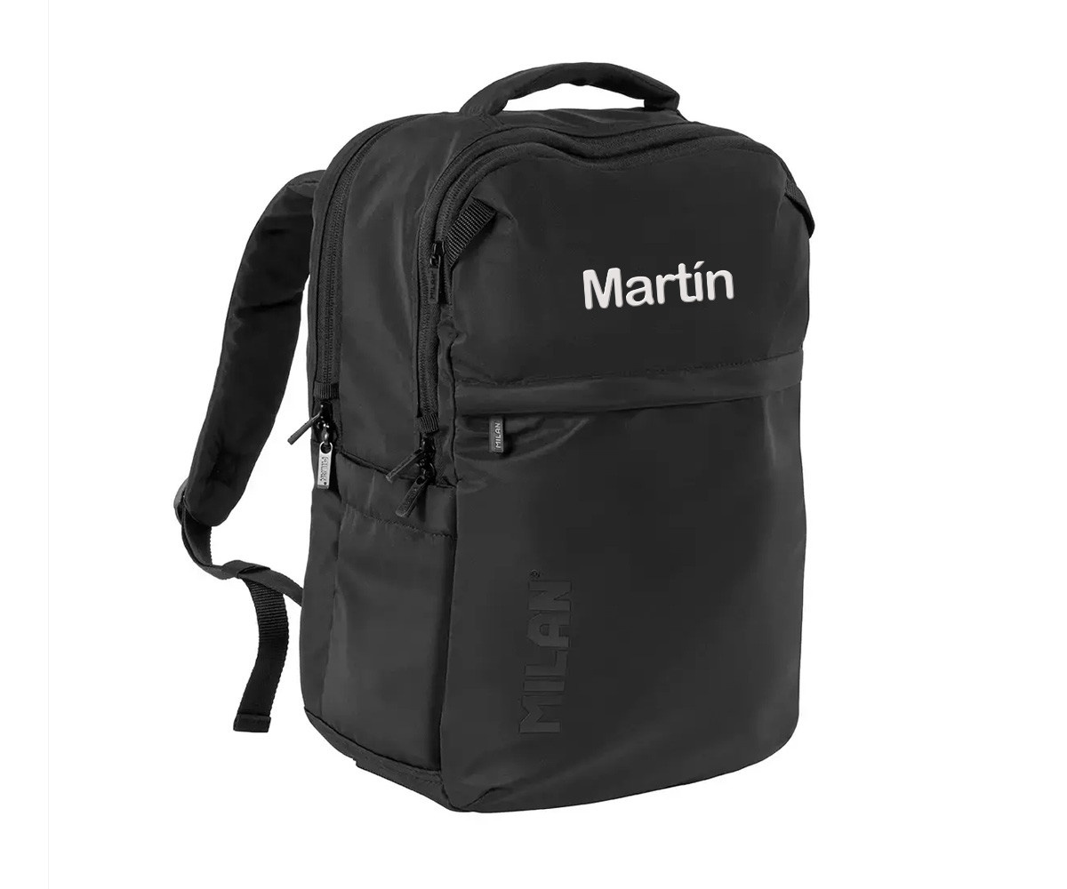 Zaino Scuola Personalizzabile Shadow Black