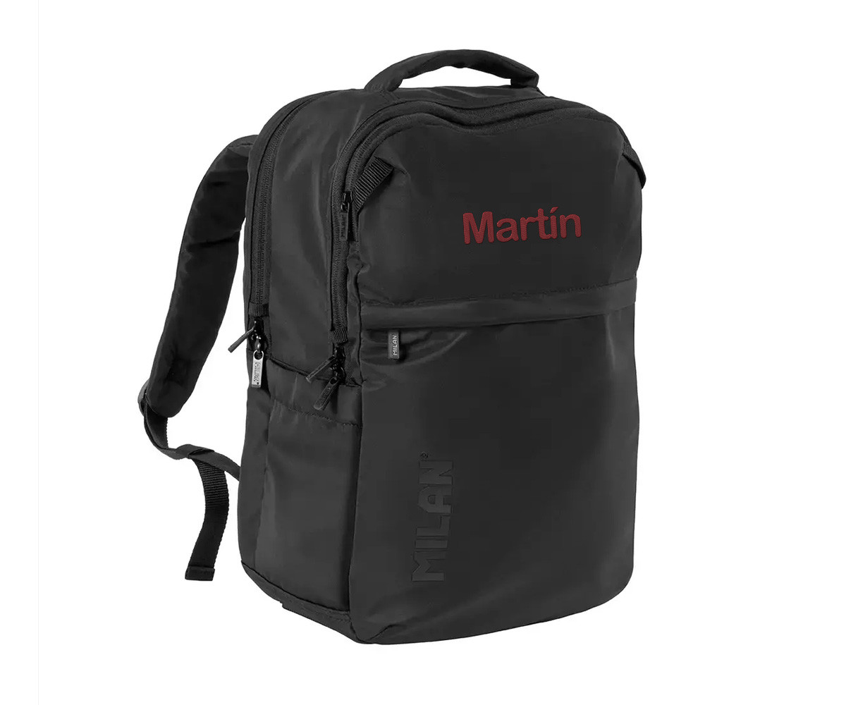 Zaino Scuola Personalizzabile Shadow Black