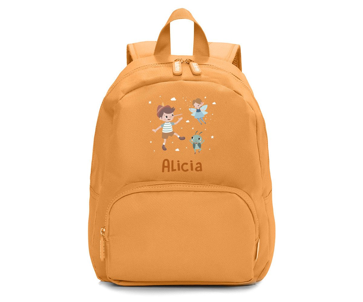 Mochila Solid Color Mustard Personalizada The Wooden Boy