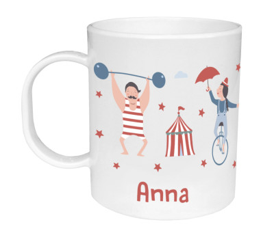 Tazza Plastica Personalizzata Tutete Circus Show