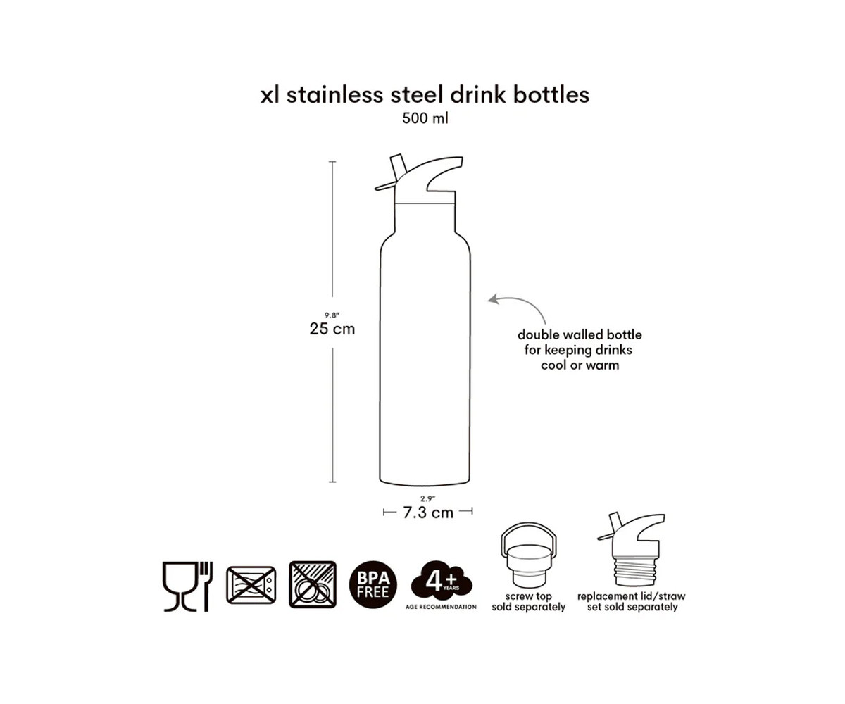 Botella Térmica Acero Robots 500ml