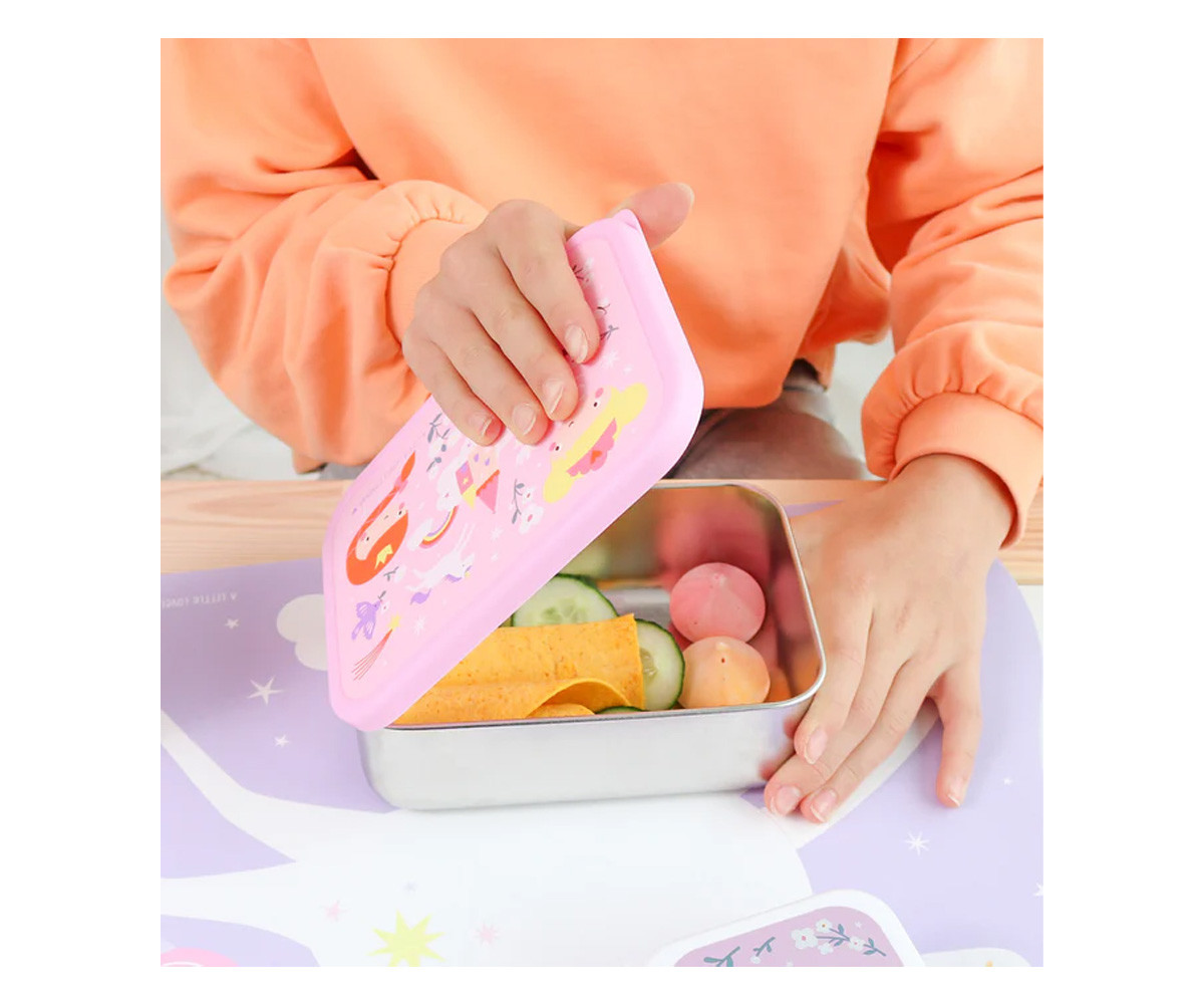 Caja Almuerzo Acero Princesas