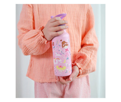 Botella Térmica Acero Princesas 500ml