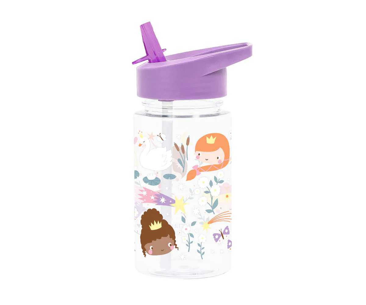 Botella Tritán con Pajita Princesas 450ml
