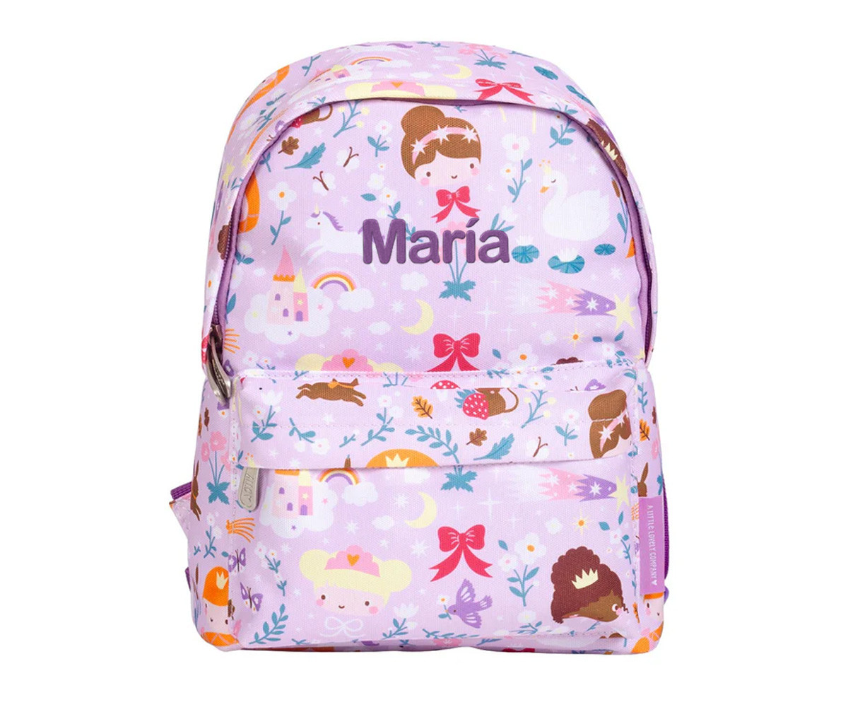 Mochila Infantil Mini Princesas Personalizable