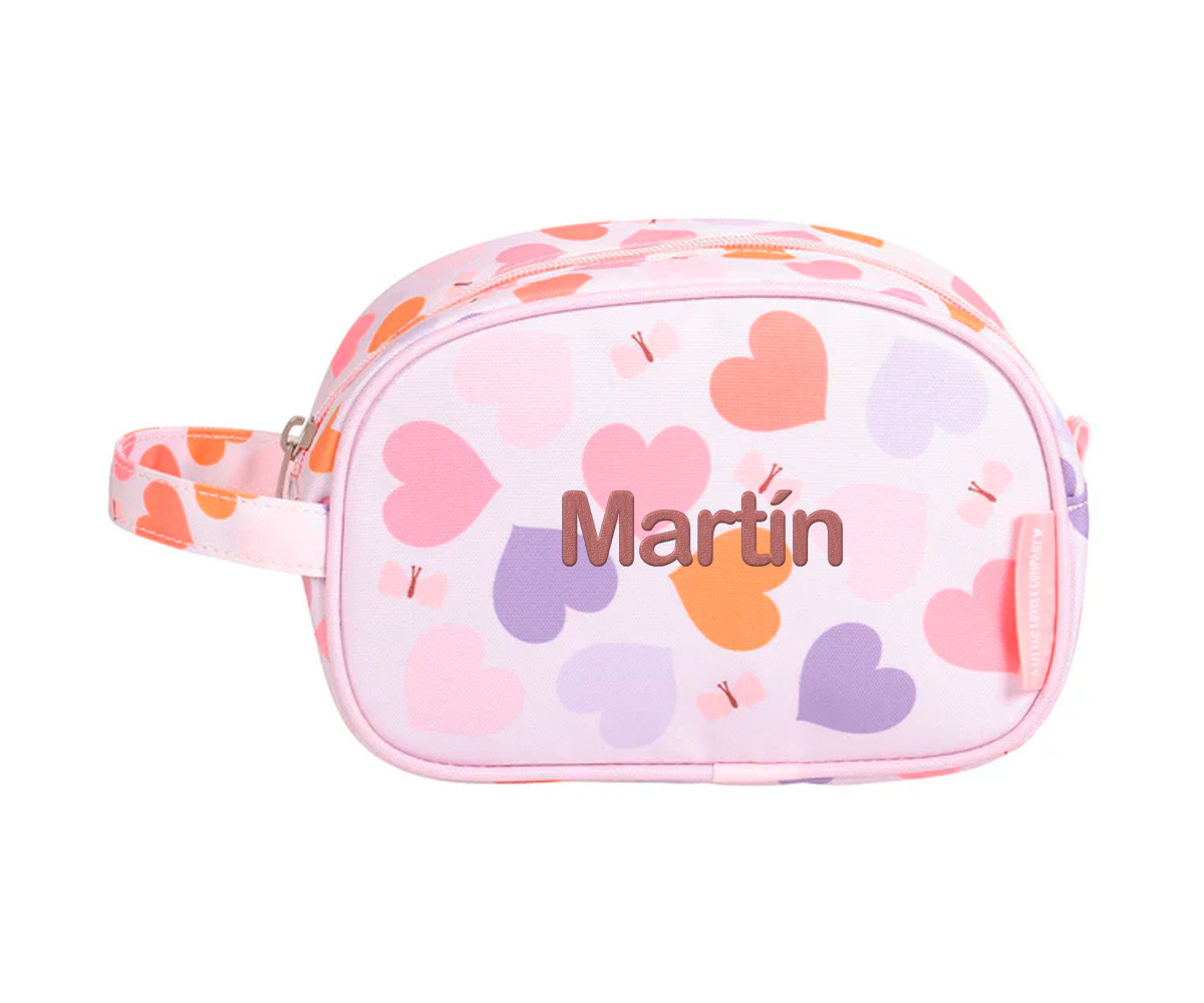 Neceser Infantil Corazones Personalizable
