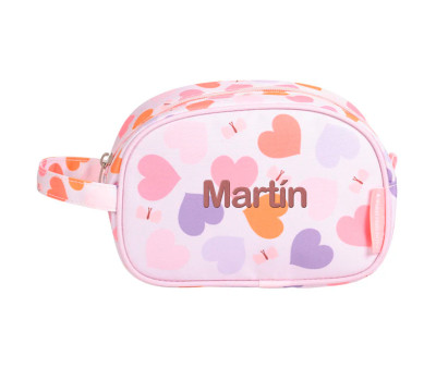 Neceser Infantil Corazones Personalizable