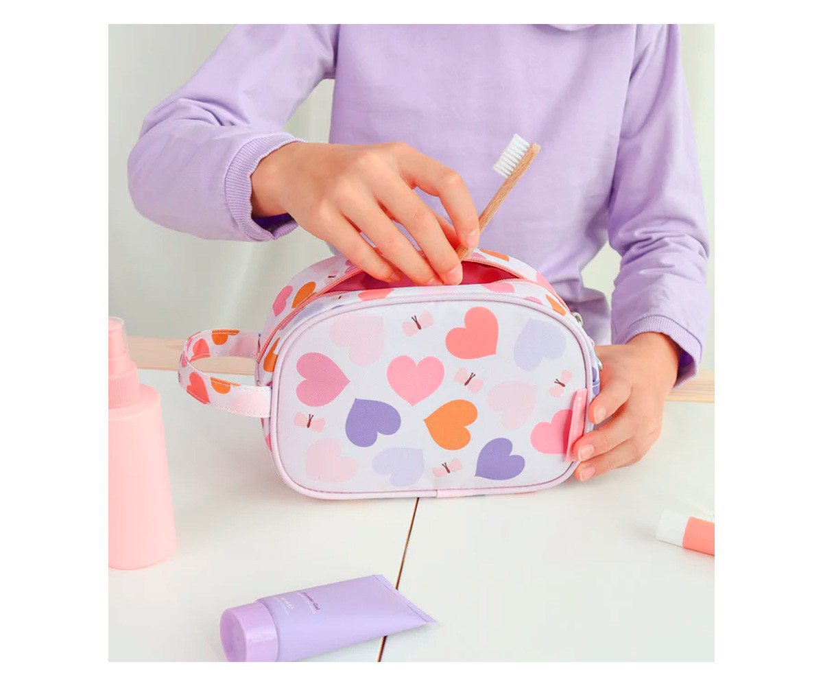 Neceser Infantil Corazones Personalizable