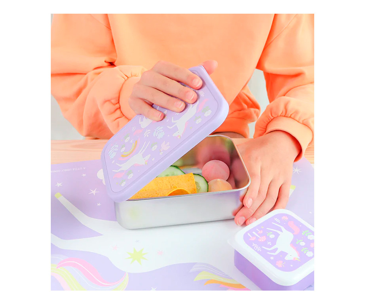 Caja Almuerzo Acero Unicorn Dreams