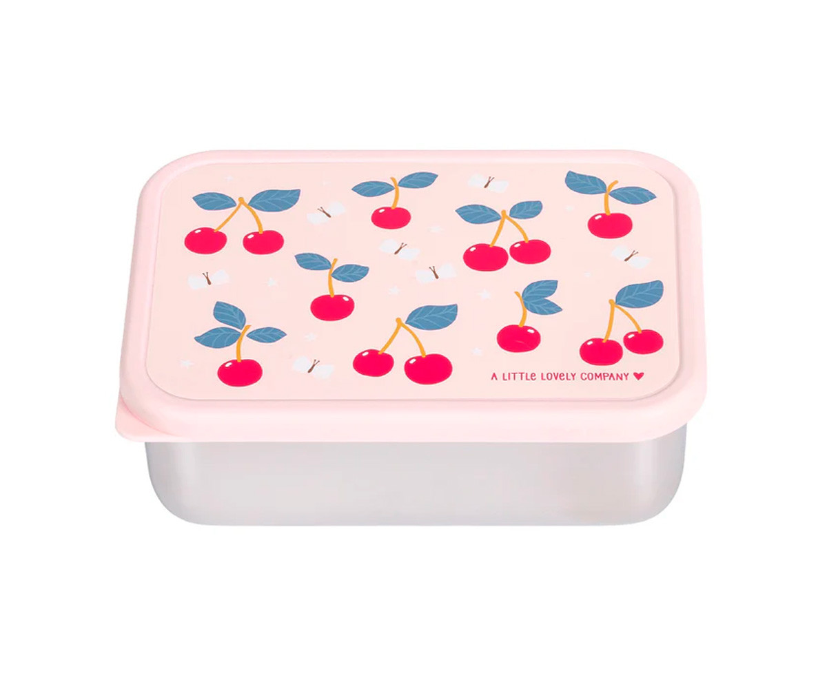 Caja Almuerzo Acero Cherries