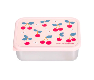 Caja Almuerzo Acero Cherries