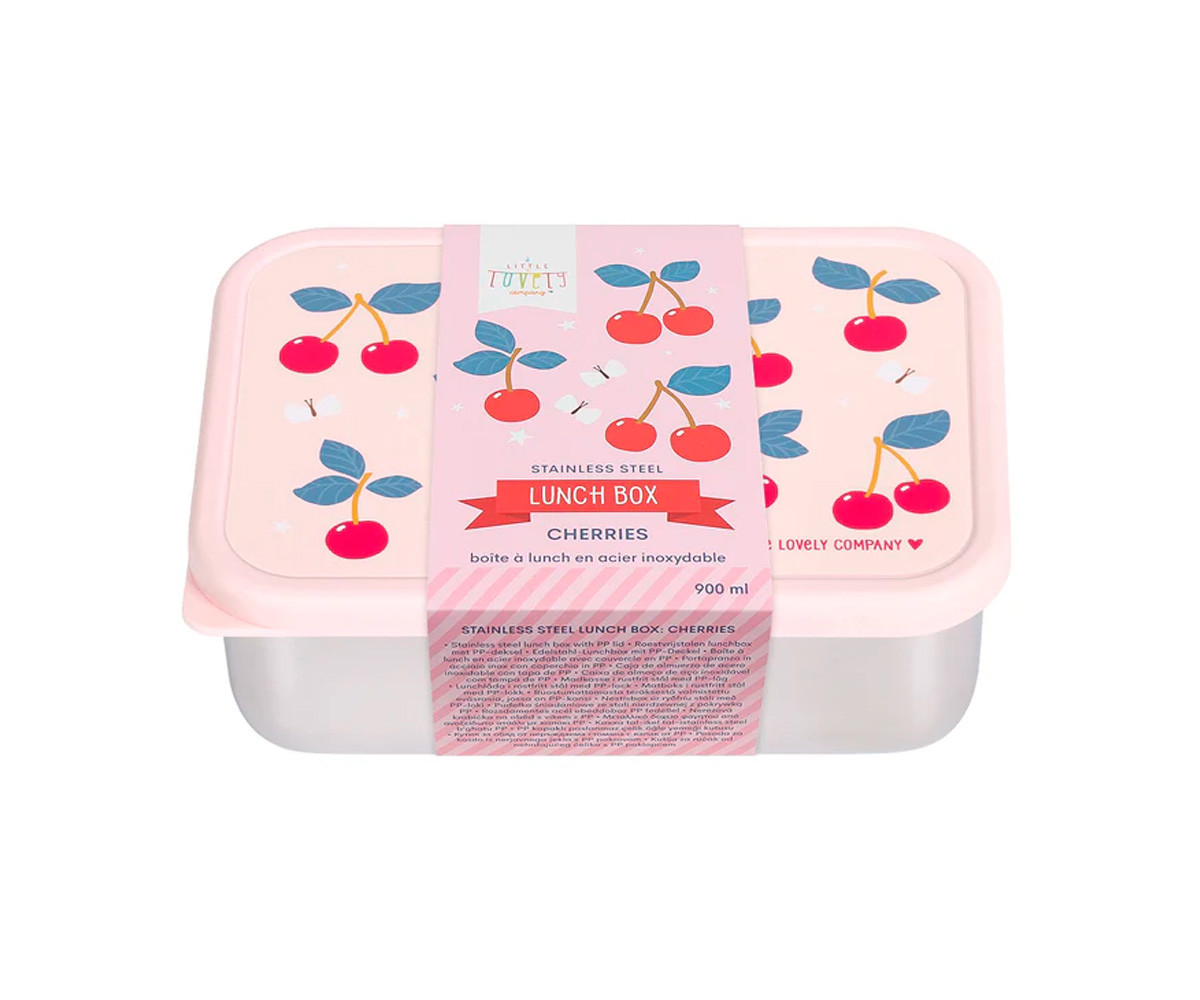 Caja Almuerzo Acero Cherries