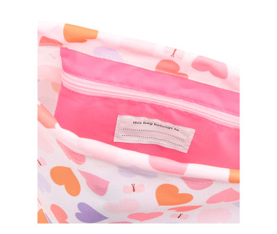 Mochila Saco Corazones Personalizable