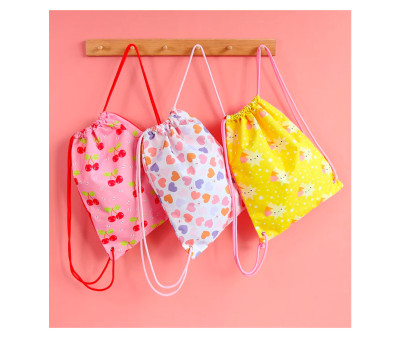 Mochila Saco Corazones Personalizable