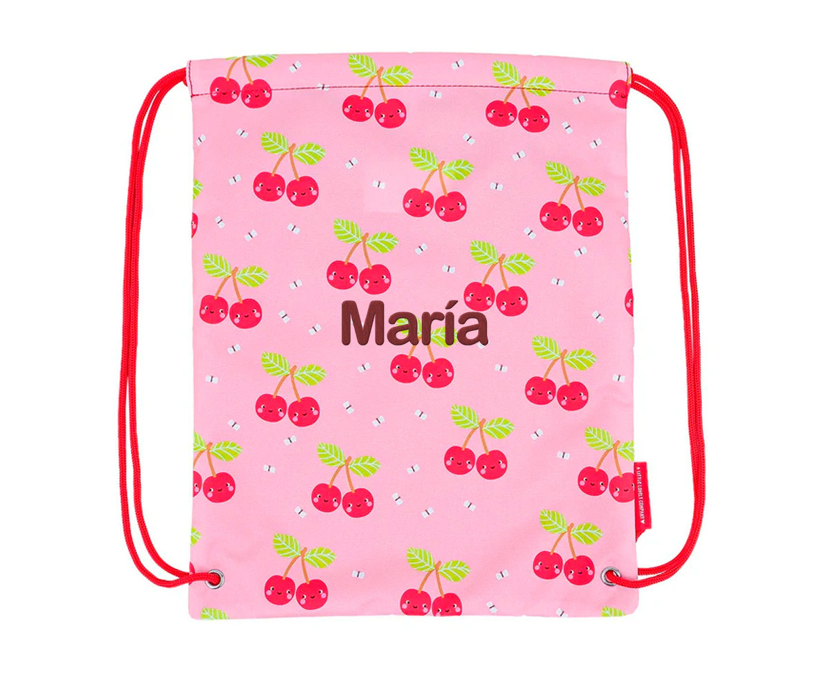 Mochila Saco Happy Cherries Personalizable