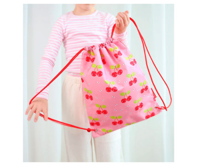 Mochila Saco Happy Cherries Personalizable