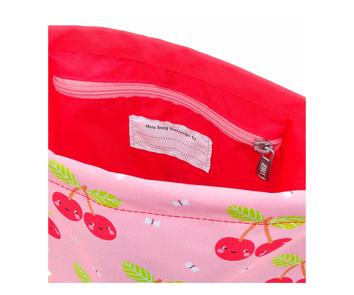 Mochila Saco Happy Cherries Personalizable