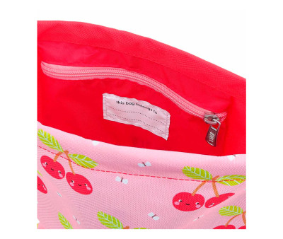 Mochila Saco Happy Cherries Personalizable