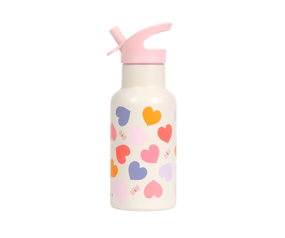 Botella Térmica Acero Corazones 350ml
