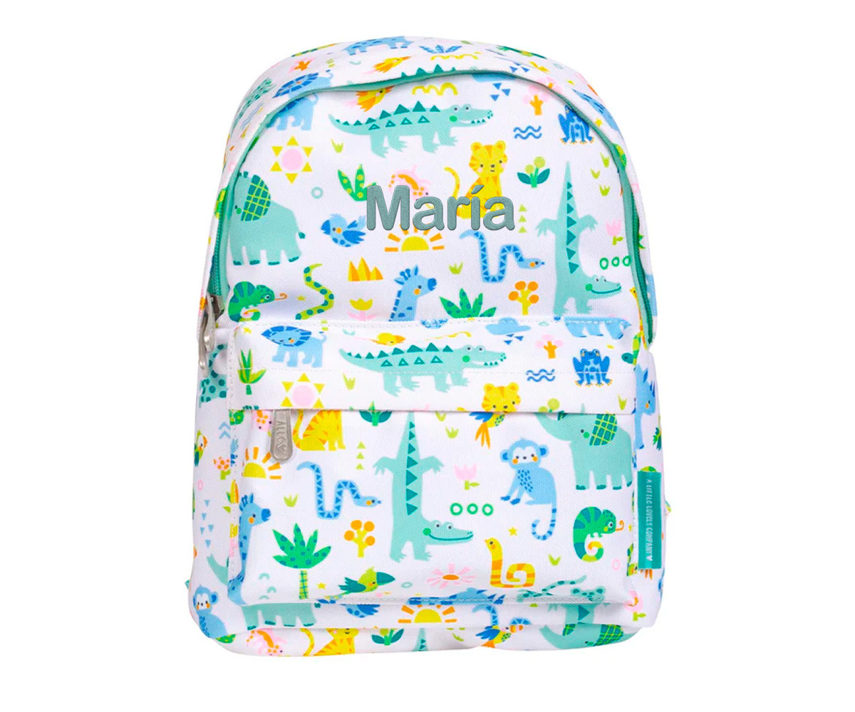Mochila Infantil Mini Jungle Personalizable