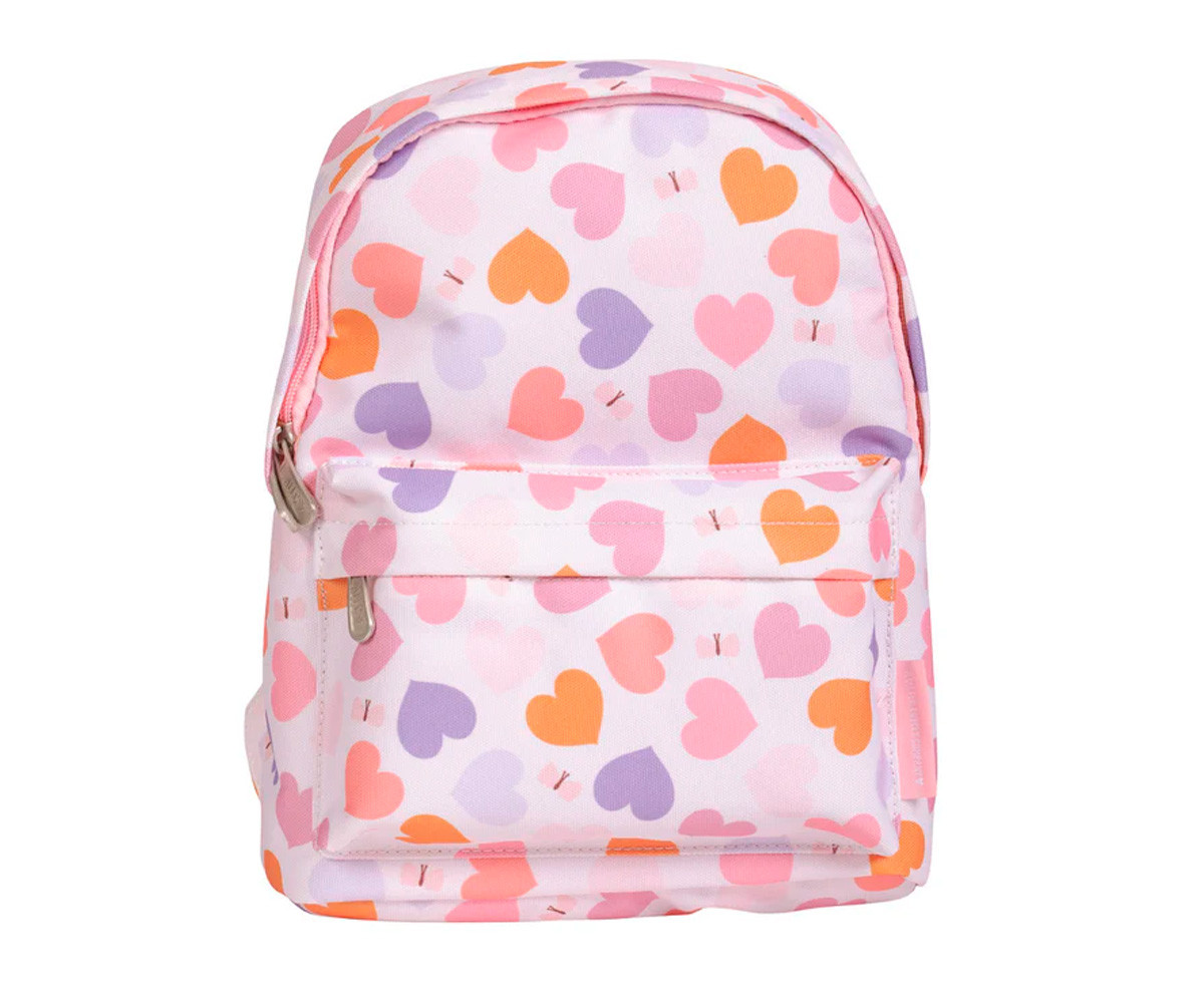 Mochila Infantil Mini Corazones Personalizable