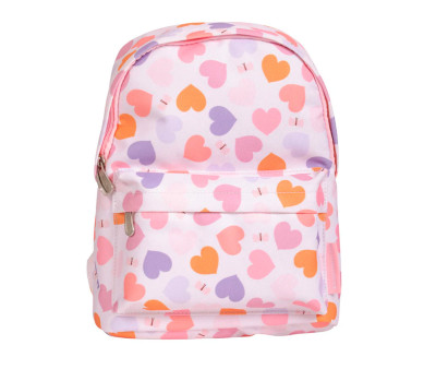 Mochila Infantil Mini Corazones Personalizable